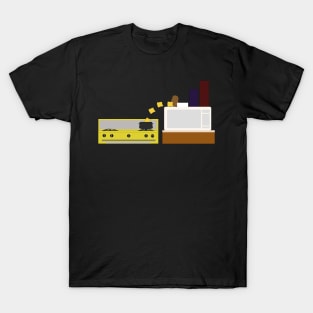 Food Fight - Potato vs Cheese. T-Shirt